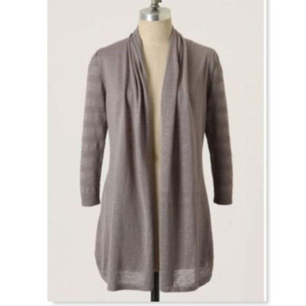 Anthropologie Yellow Bird Shadowsleeve Cardigan Size Small - Picture 2 of 14